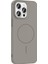 Apple iPhone 14 Pro Max Kılıf Magsafe Şarj Özellikli Tuva Ruby Silikon Kapak - Gri 5