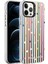 Apple iPhone 12 Pro Max Kılıf Desenli Uzrm Silver Sert Kapak-Noktalar 1