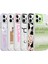Apple iPhone 12 Pro Max Kılıf Mermer Desenli Uzrm Marbello Kapak-Pembe 2