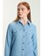 Desenli Uzun Denim Tunik 1556 2