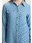Desenli Uzun Denim Tunik 1556 4