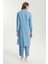 Desenli Uzun Denim Tunik 1556 5
