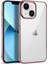 Apple iPhone 14 Plus Uyumlu Tuva Pixel Kapak-Rose Gold 1