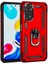 Xiaomi Redmi Note 11 Global Kılıf Tuva Kapak-Kırmızı 3