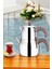 Paslanmaz Çelik Çaydanlık Takımı, 2.5L, Rose Kulp, Modern ve Şık Tasarım 2