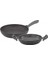 Granit 2li Tava ve Sahan Seti 28/20 cm Gri (8695835420561) 1