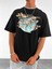 Baskılı Oversize T-Shirt Siyah 1