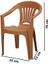 MT-GF141 Zaffiro Plastik Bahçe Balkon Sandalye 4'lü Set 2
