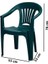 MT-GF141 Zaffiro Plastik Bahçe Balkon Sandalye 4'lü Set 2
