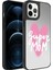 Apple iPhone 12 Pro Max Kılıf Aynalı Desenli Kamera Korumalı Parlak Uzrm Mirror Kapak-Süper Anne 1