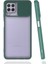 Samsung Galaxy M32 Kılıf Uzrm Lensi Kapak-Koyu Yeşil 1