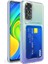 Xiaomi Redmi Note 11 Pro 5g Kılıf Kartlıklı Şeffaf Uzrm Setra Clear Silikon Kapak-Renksiz 4