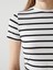 Lcw Vision Bisiklet Yaka Çizgili Kadın Tişört (S5) 3