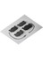 Peugeot 205- 85/94; Arka Fren Balatası (2 Kablolu)(Disk) (105X54,9X11)(BRAMAX) P-A 1