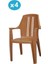 MT-GF139 Orbita Plastik Bahçe Balkon Koltuk Sandalye 4'lü Set 1