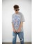 Baskılı Kısa Kollu Oversize T-Shirt Ice Gri 4