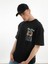 Online New York Karakter Baskılı T-Shirt Siyah 1