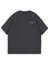 Erkek Oversize Eskitme Görünümlü T-Shirt Füme 2