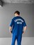 Erkek Yazlık Oversize 'champion Boys' Baskılı T-Shirt Mavi 2