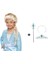 Örgülü Karlar Ülkesi Frozen Elsa Peruğu Tacı ve Sopası Çocuk Boy 1