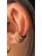 Vıp Çelik Zirkon Burgu Earcuff / Kıkırdak (Sıkıştırılabilir) Küpe 4