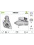 12V Marş Motoru 12 Diş 2 Kw Ters Audı-Seat-Skoda-Vw 1.6 Tdı/2.0 Tdı 1
