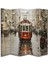 Şehir Temalı Özel Tasarım Paravan Room Divider 180 x 200 cm 1