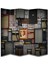 Retro Özel Tasarım Paravan Room Divider 180 x 200 cm 1