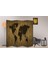 Coğrafya Temalı Özel Tasarım Paravan Room Divider 180 x 200 cm 2