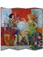 Minyatür Temalı Özel Tasarım Paravan Room Divider 180 x 200 cm 1