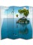 Manzara Temalı Özel Tasarım Paravan Room Divider 180 x 200 cm 1