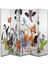 Hayvan Temalı Özel Tasarım Paravan Room Divider 180 x 200 cm 1