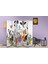 Hayvan Temalı Özel Tasarım Paravan Room Divider 180 x 200 cm 3