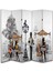 Şehir Temalı Özel Tasarım Paravan Room Divider 180 x 200 cm 1