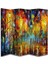 Şehir Temalı Özel Tasarım Paravan Room Divider 180 x 200 cm 1
