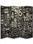 Matematik Temalı Özel Tasarım Paravan Room Divider 180 x 200 cm 1