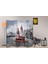 Şehir Temalı Özel Tasarım Paravan Room Divider 180 x 200 cm 2