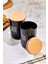 2'li Ahşap Vakum Kapaklı Transfer Etiketli Tea/coffe Akrilik (Plastik)Kavanoz 900ML 4