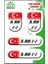 Kan Grubu I A Rh(-) Beyaz Dörtlü Damla Etiket 1