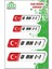 Kan Grubu Iı 0 Rh(-) Beyaz Dörtlü Damla Etiket 1