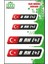Kan Grubu Iı B Rh(+) Siyah Dörtlü Damla Etiket 1