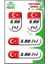 Kan Grubu I A Rh(+) Beyaz Dörtlü Damla Etiket 1