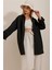 Kadın Keten Kumaş Oversize Gömlek 1