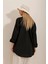 Kadın Keten Kumaş Oversize Gömlek 3