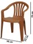MT-GF101 Carrera Plastik Bahçe Balkon Koltuk Sandalye 4'lü Set 2