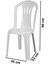 MT-GF181 Maggio Plastik Bahçe Balkon Sandalye 4'lü Set 4