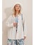 Kadın Keten Kumaş Oversize Gömlek 1