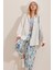 Kadın Keten Kumaş Oversize Gömlek 4