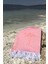 %100 Pamuk Flamingo Desenli Peştemal - Pembe ve Tonları - Oeko-Tex Sertifikalı 1