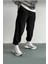 Kadın Yüksek Bel Slim Fit Eşofman Altı | Pamuklu – Gri 4